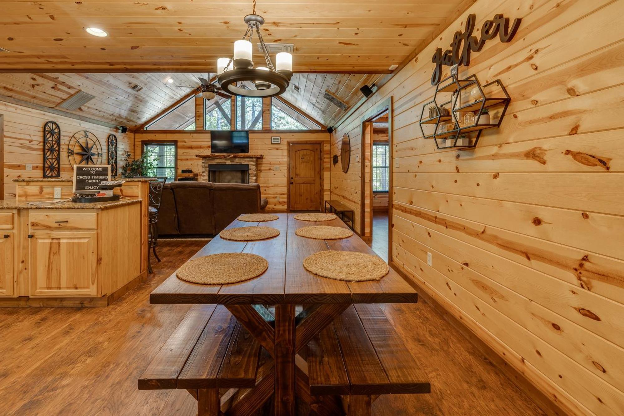 Cross Timbers Cabin On The Grove'S 25-Acres Брокен-Боу Экстерьер фото
