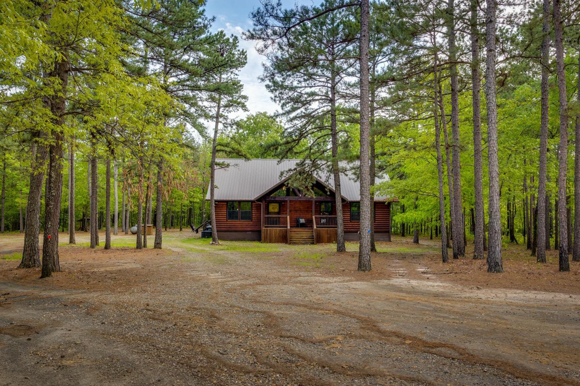 Cross Timbers Cabin On The Grove'S 25-Acres Брокен-Боу Экстерьер фото