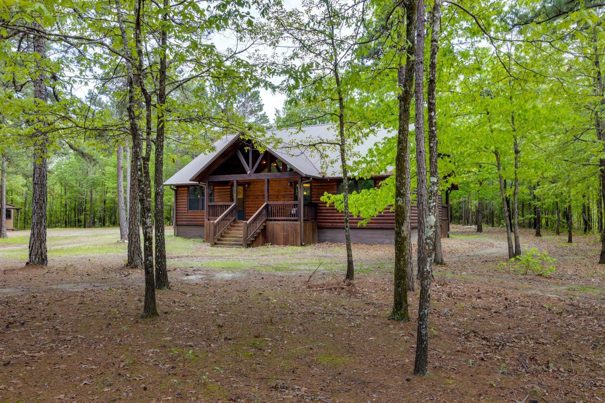 Cross Timbers Cabin On The Grove'S 25-Acres Брокен-Боу Экстерьер фото